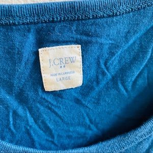 J. Crew Shirts - JCREW navy stripe tank top cotton L shirt J. Crew Shirts - JCREW navy stripe tank top cotton L shirt